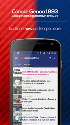 Canale TMW Genoa android App screenshot 5